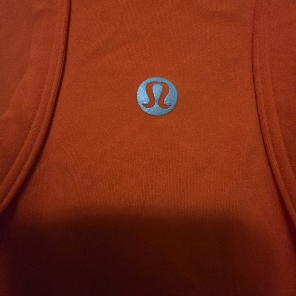 Lululemon Womens Tank Top, Orange PTP 16 - Picture 3 of 5